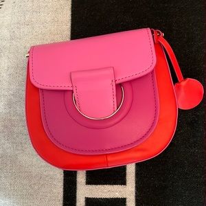 Cole Haan Grand Series crossbody in pink/red